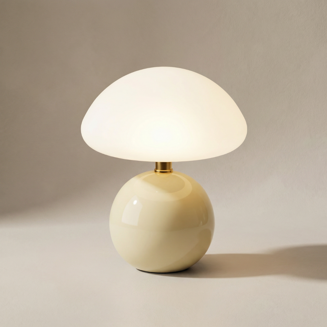 Mushroom Table Lamp with Soft Ambient Light