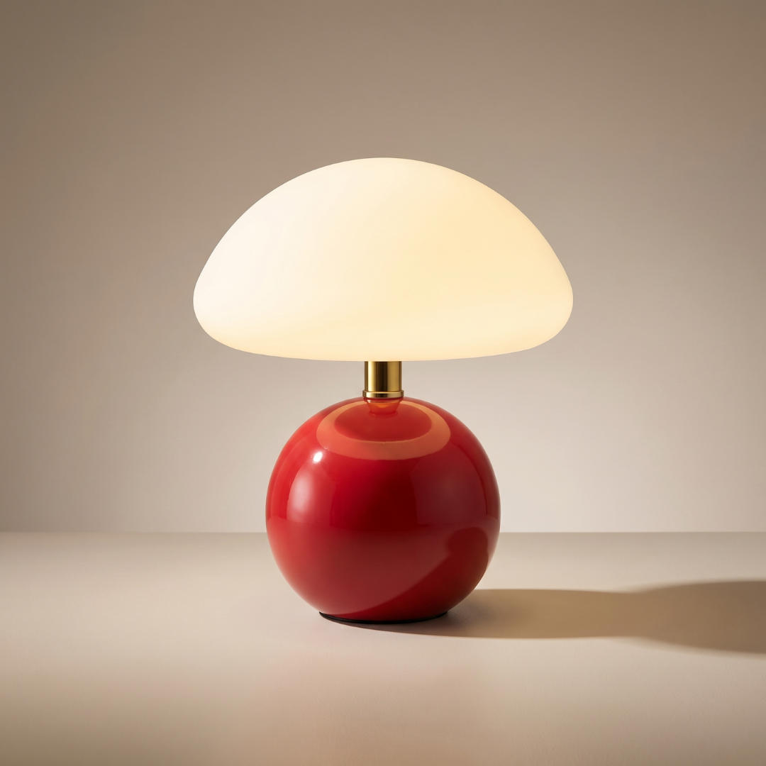 Mushroom Table Lamp with Soft Ambient Light