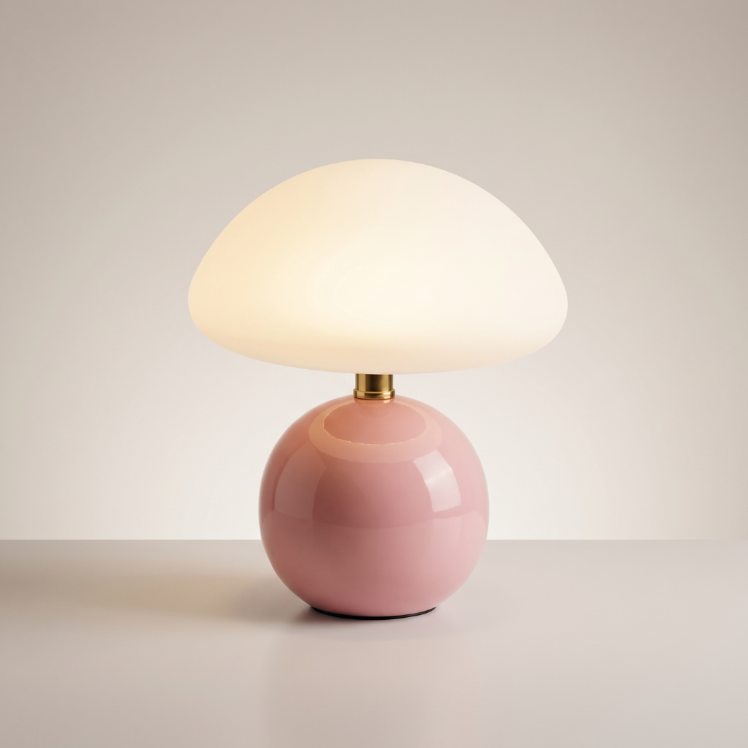 Mushroom Table Lamp with Soft Ambient Light