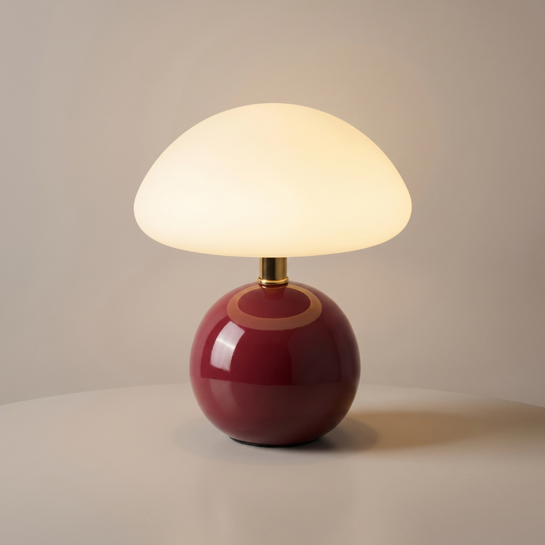 Mushroom Table Lamp with Soft Ambient Light