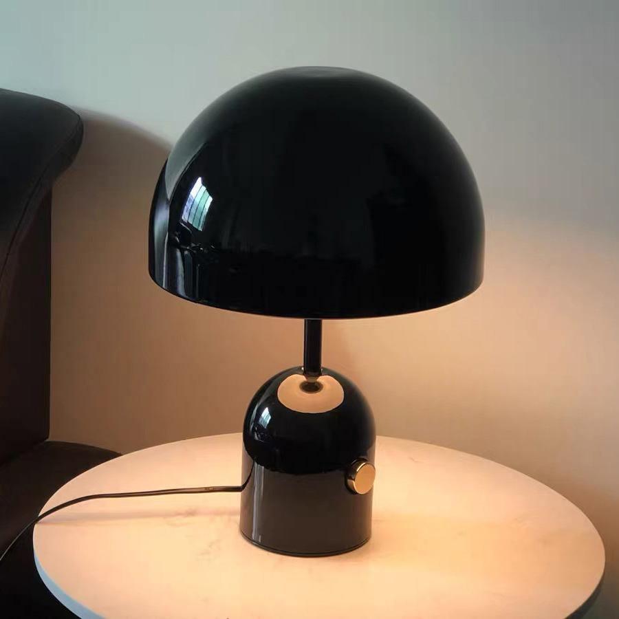 Reflective Dome Table Lamp with Focused Downlight