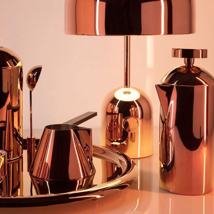 Reflective Dome Table Lamp with Focused Downlight