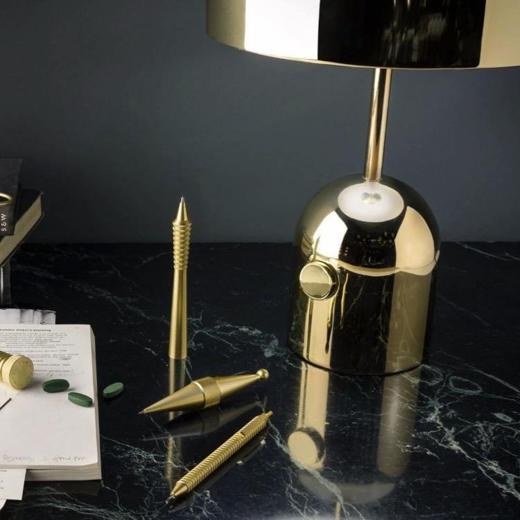 Reflective Dome Table Lamp with Focused Downlight