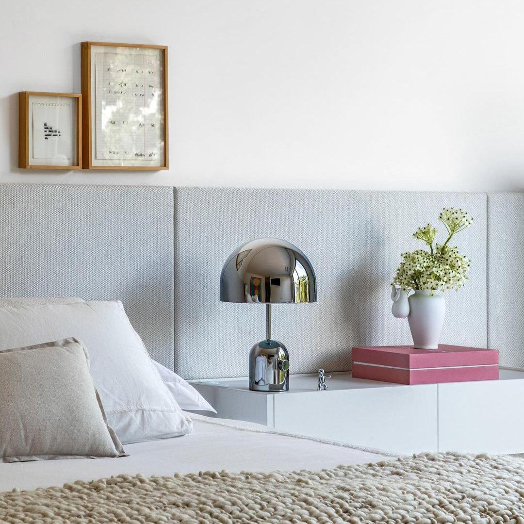 Reflective Dome Table Lamp with Focused Downlight