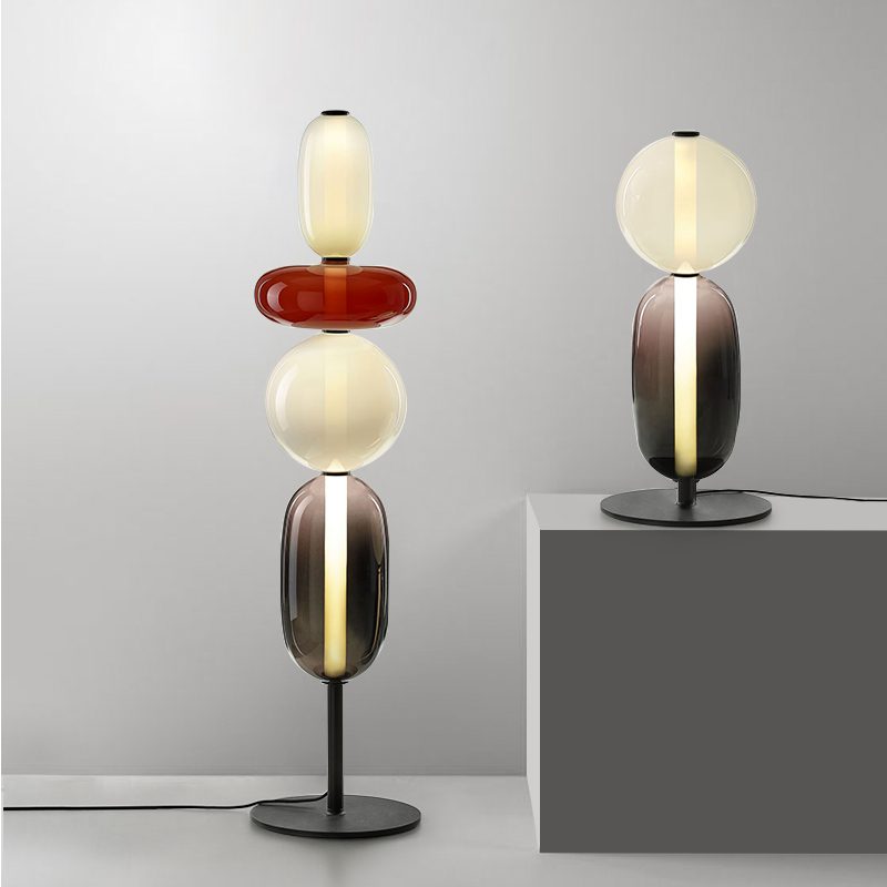 Halo Glass Table Lamp with Warm Ambient Glow