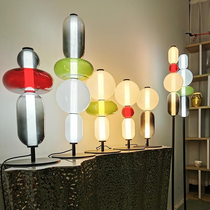 Halo Glass Table Lamp with Warm Ambient Glow