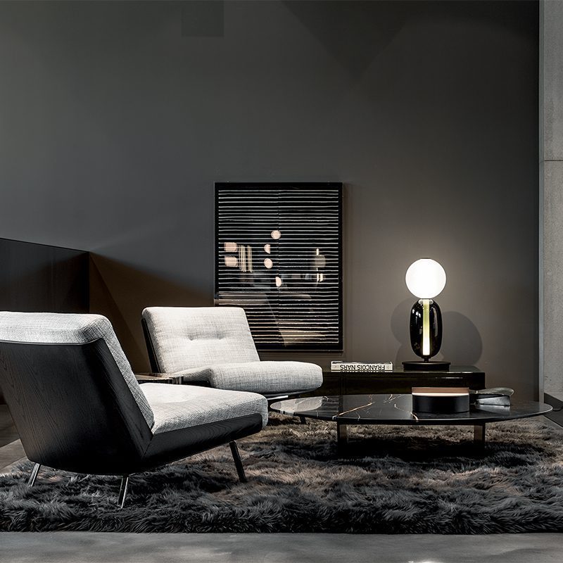 Halo Glass Table Lamp with Warm Ambient Glow