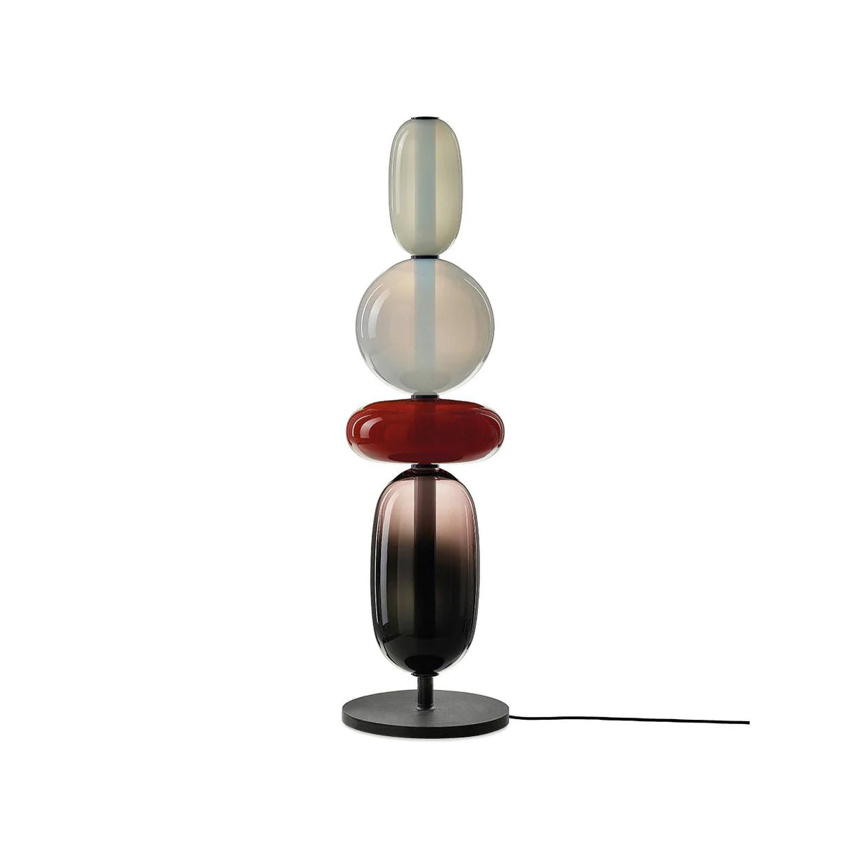 Halo Glass Table Lamp with Warm Ambient Glow