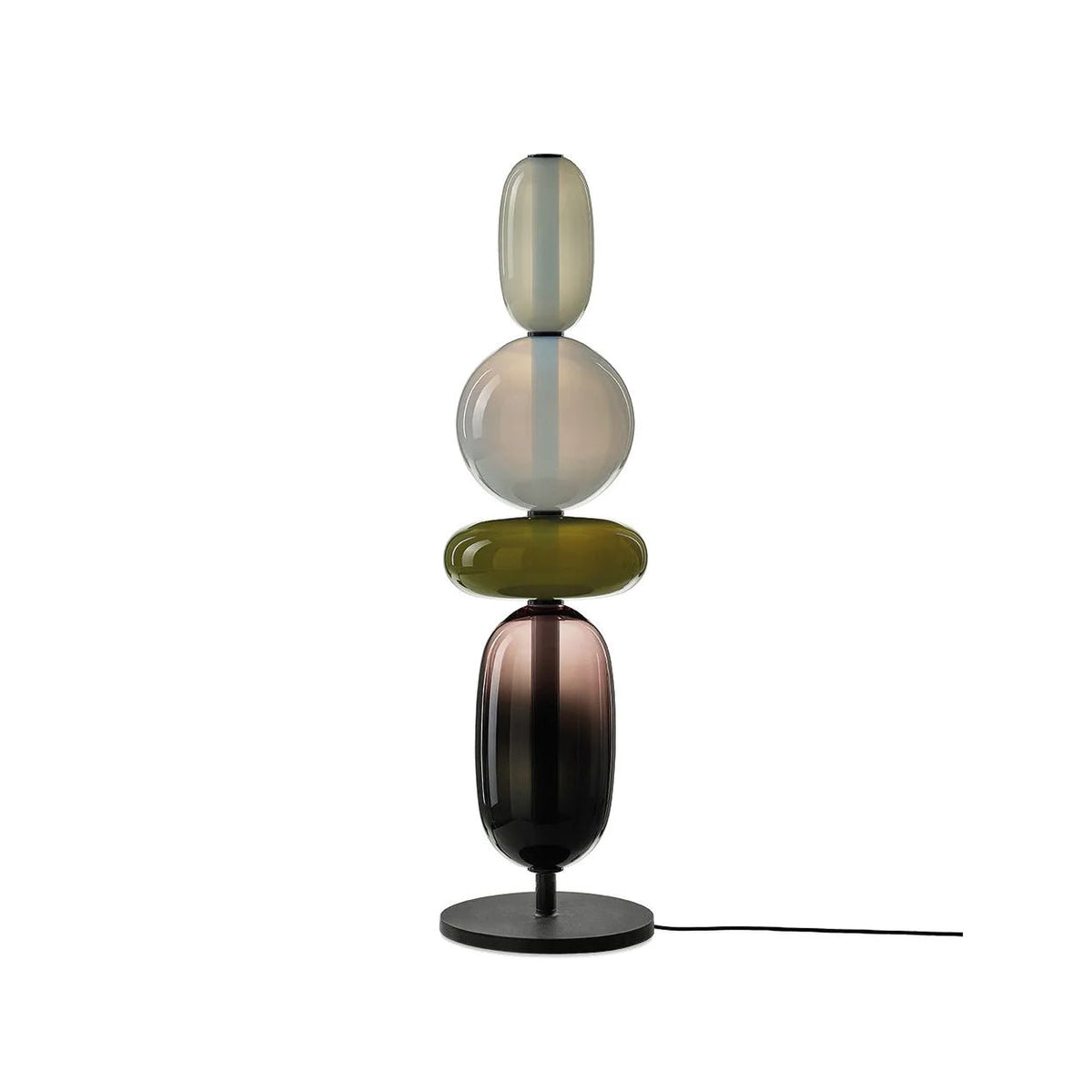 Halo Glass Table Lamp with Warm Ambient Glow
