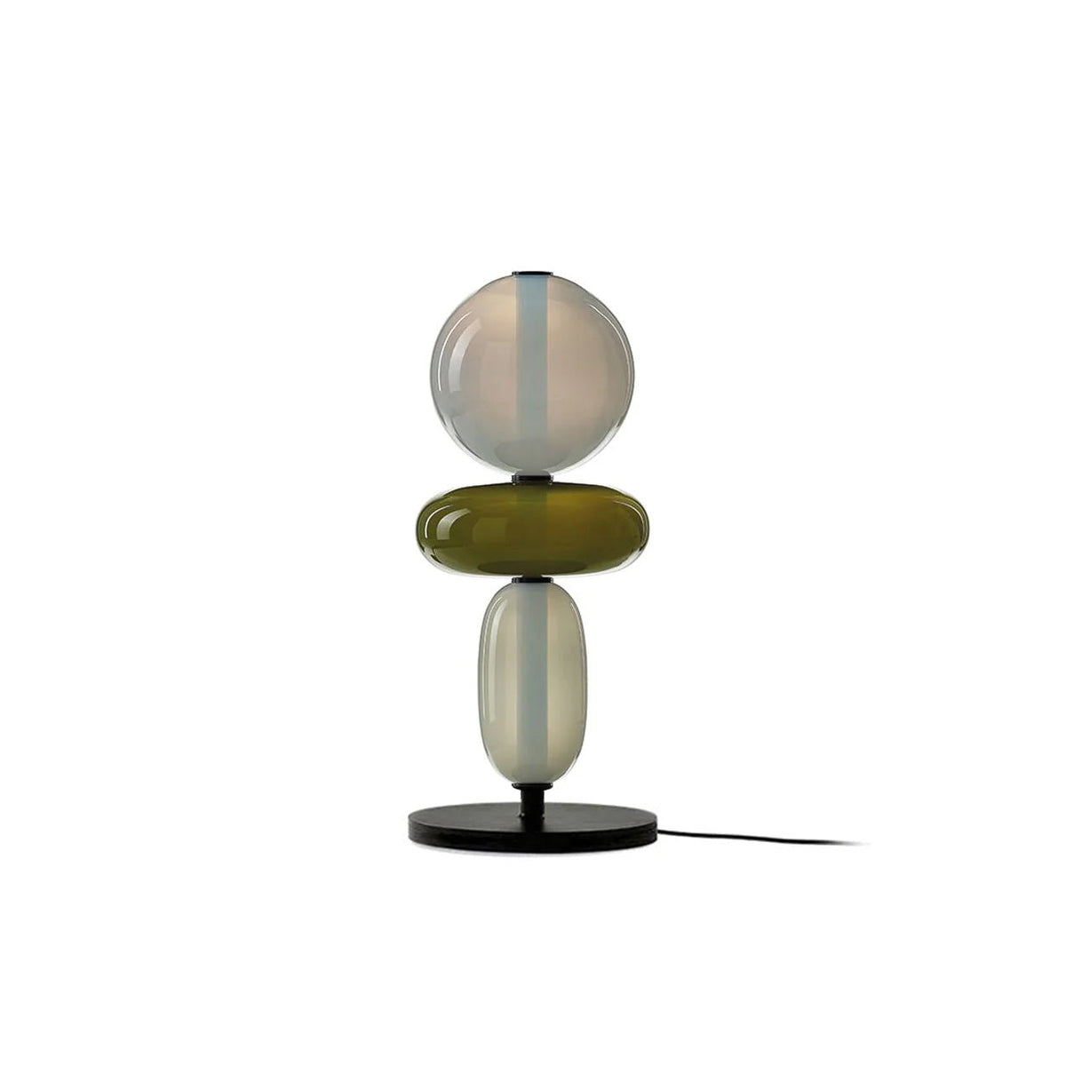 Halo Glass Table Lamp with Warm Ambient Glow