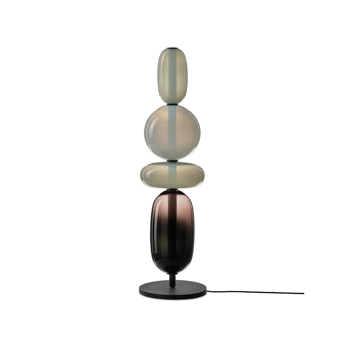 Halo Glass Table Lamp with Warm Ambient Glow