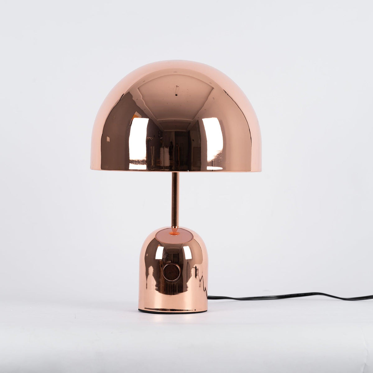 Reflective Dome Table Lamp with Focused Downlight