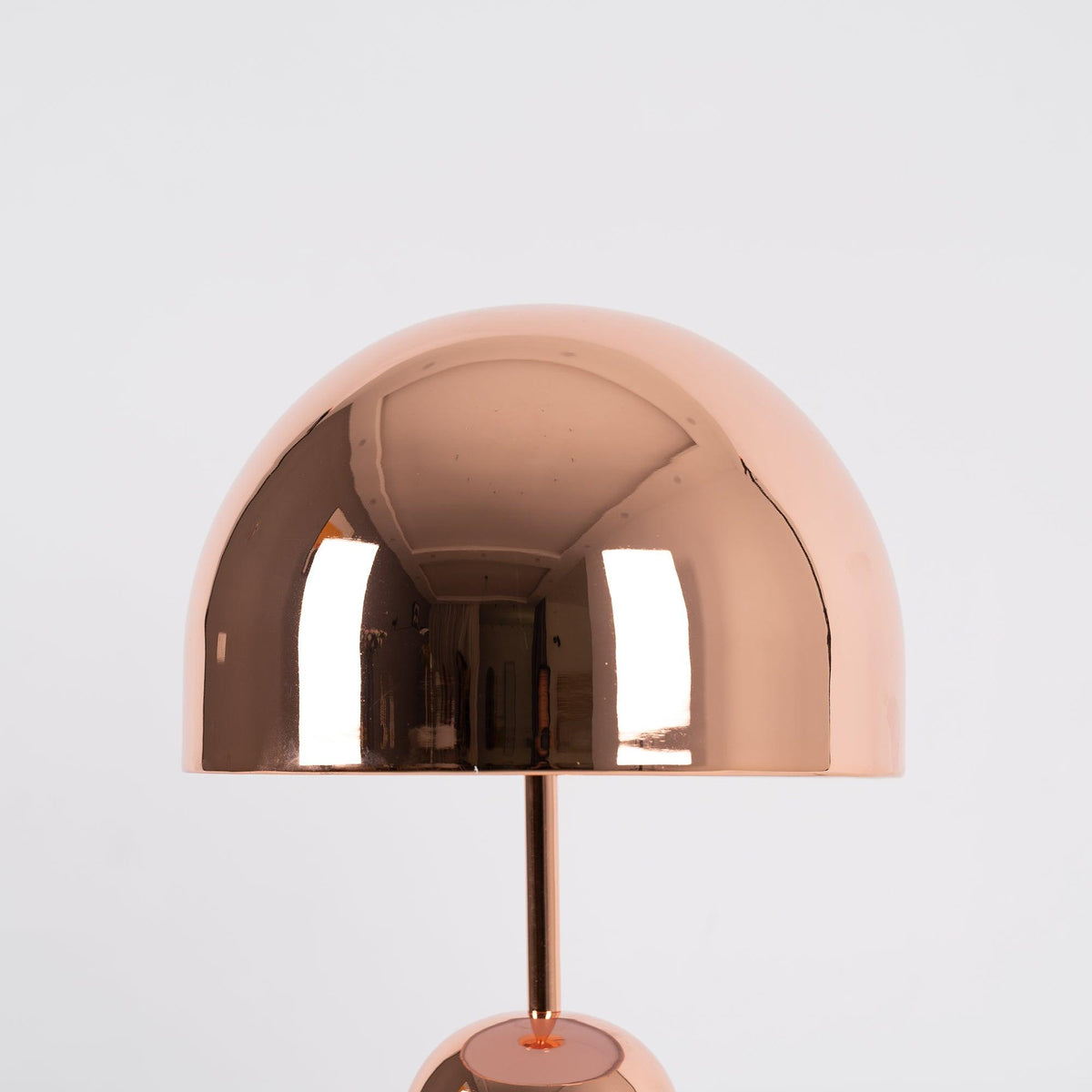 Reflective Dome Table Lamp with Focused Downlight