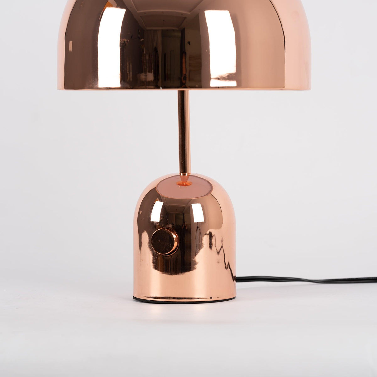 Reflective Dome Table Lamp with Focused Downlight