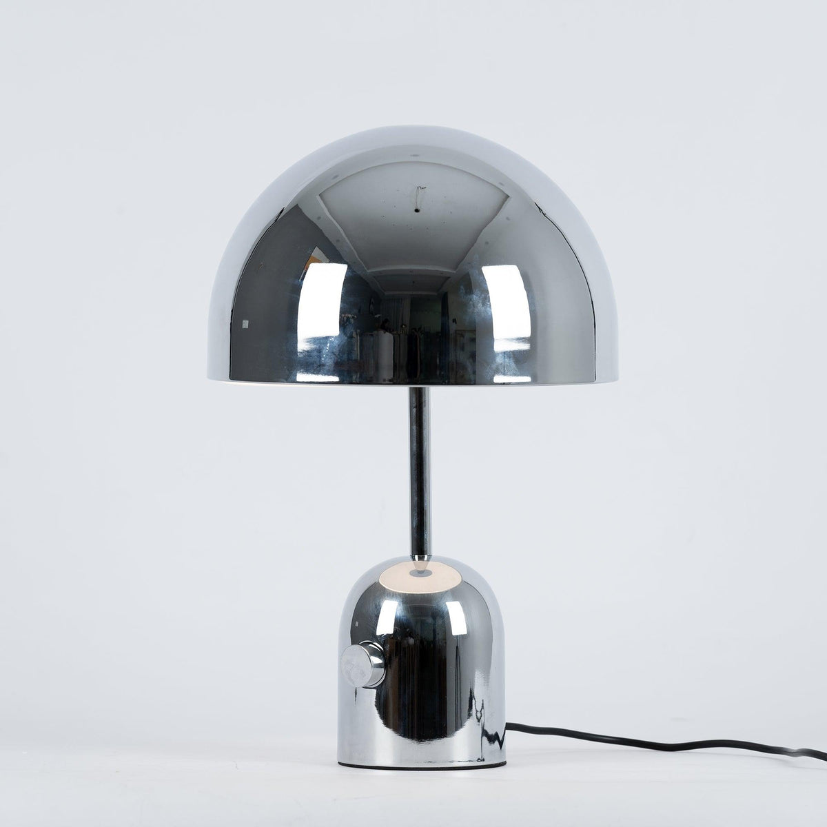 Reflective Dome Table Lamp with Focused Downlight