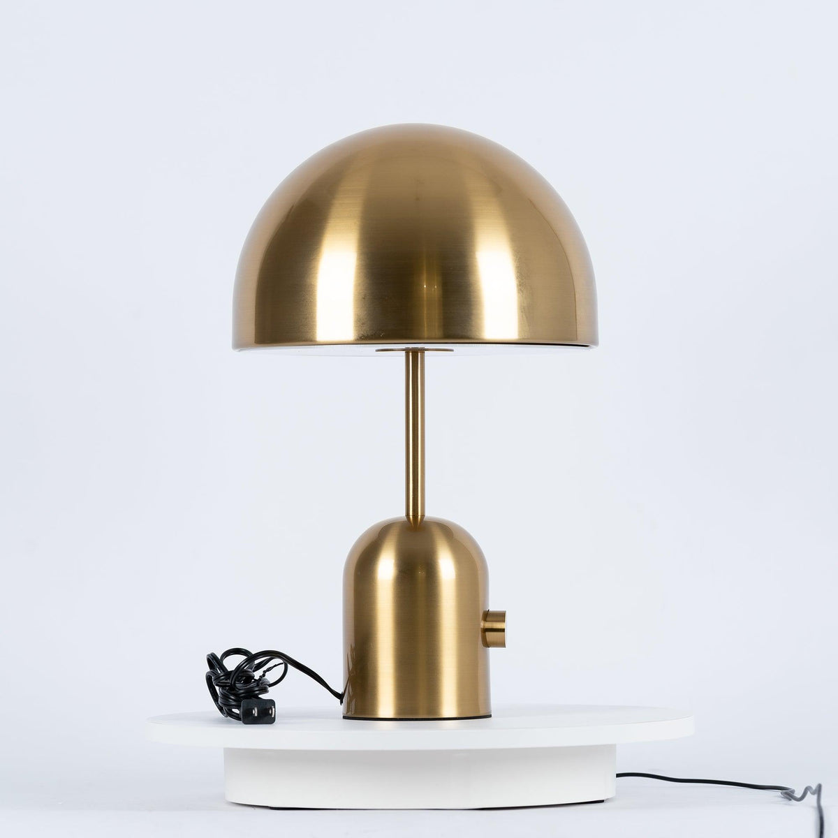 Reflective Dome Table Lamp with Focused Downlight