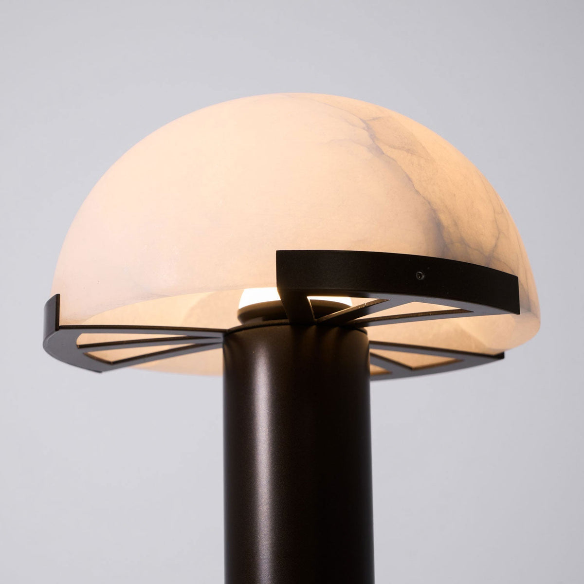 Alabaster Table Lamp with Soft Diffused Glow
