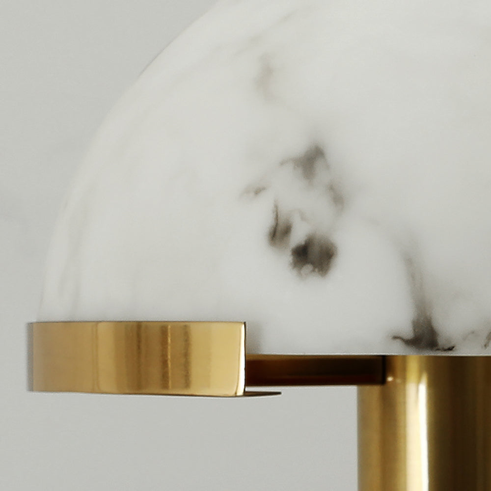 Alabaster Table Lamp with Soft Diffused Glow