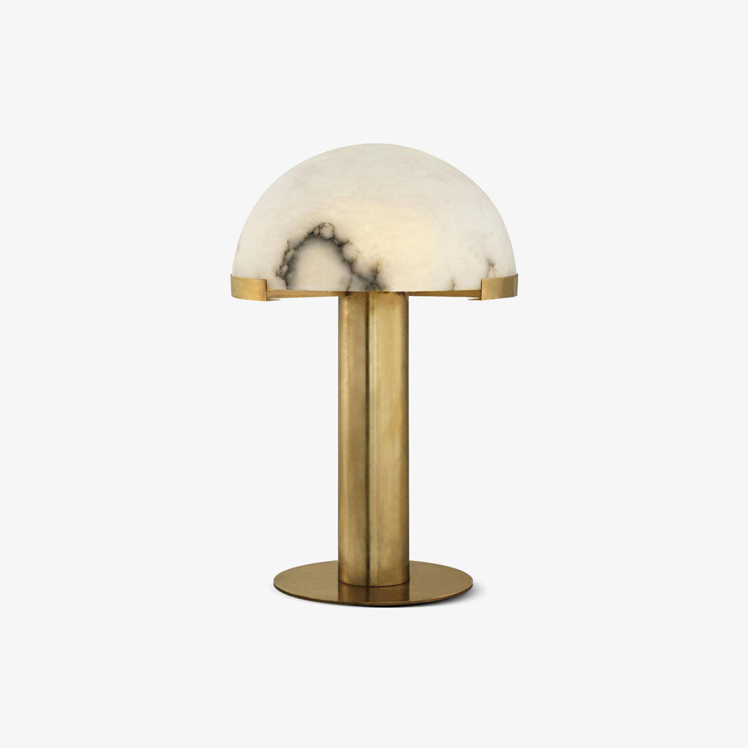 Alabaster Table Lamp with Soft Diffused Glow