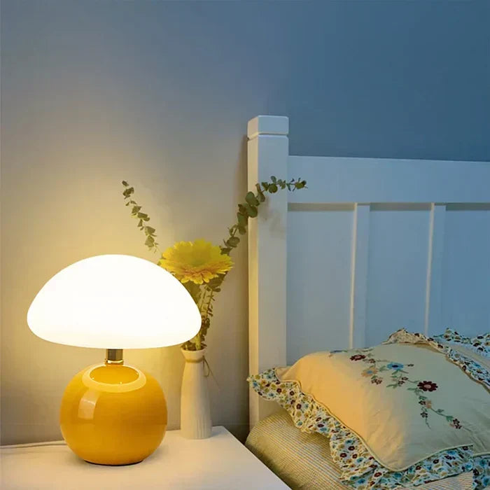Mushroom Table Lamp with Soft Ambient Light