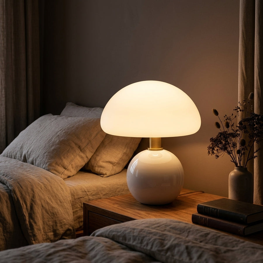 Mushroom Table Lamp with Soft Ambient Light